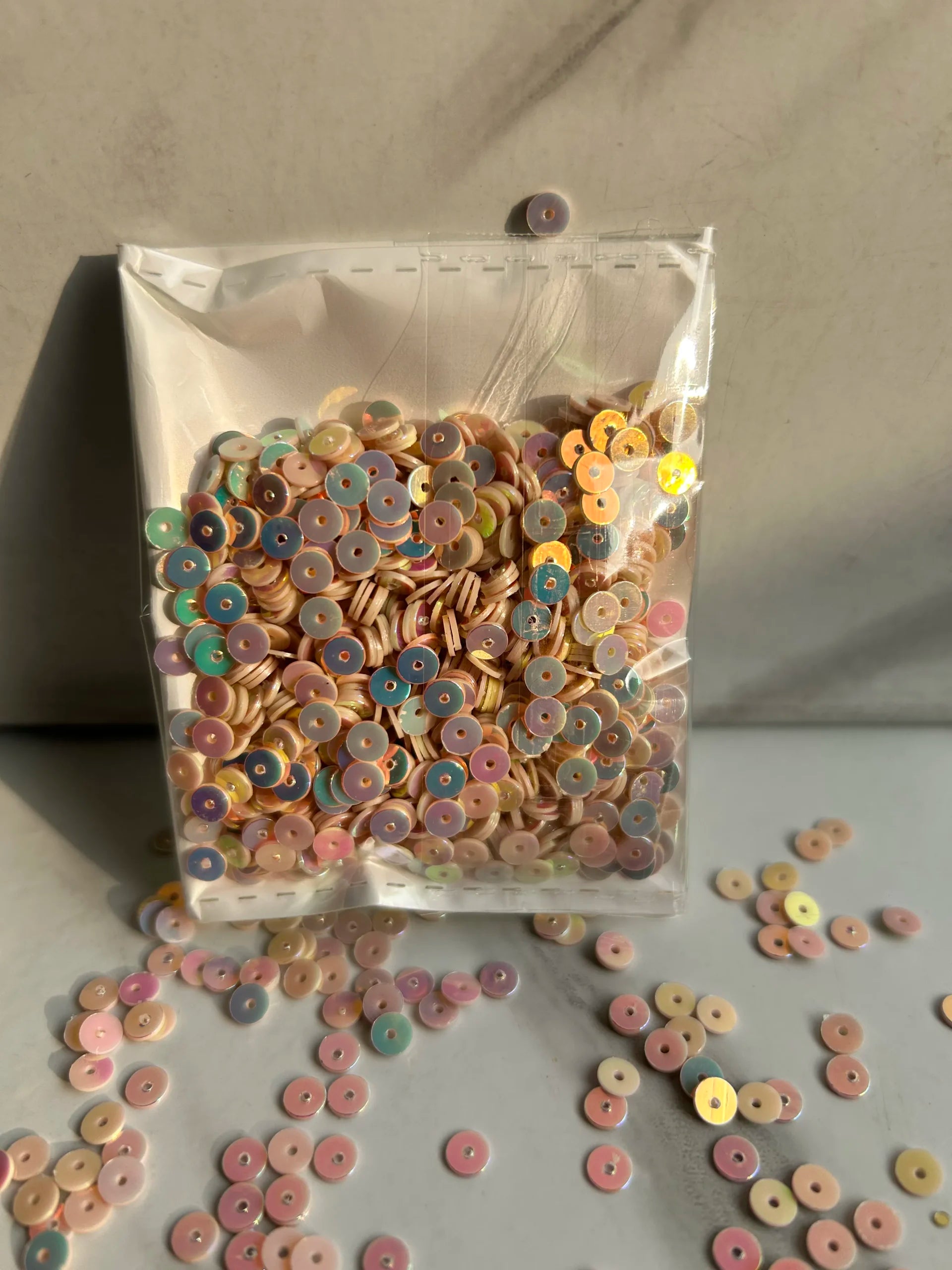 Indian-Peach Flat Sequins