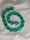 EmeraldGreen-Flat Drop Beads (20Pcs)