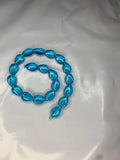 SkyBlue-Flat Drop Beads (20Pcs)