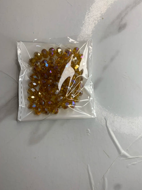 8mm-Champagne Crystal (One-String)