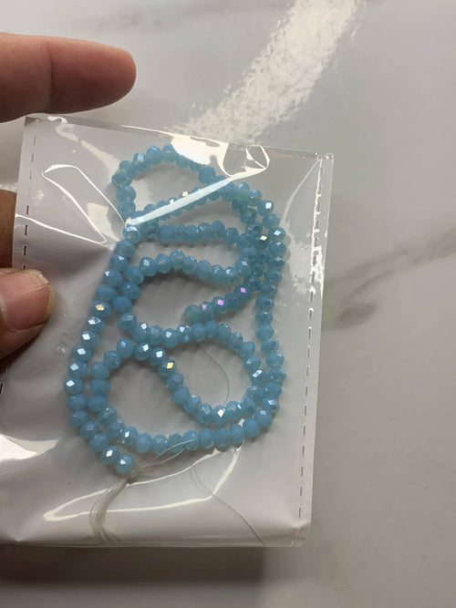 4mm-Firozi Matte Crystal (One-String