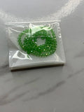4mm-Mehndi Green Crystal(One-String)