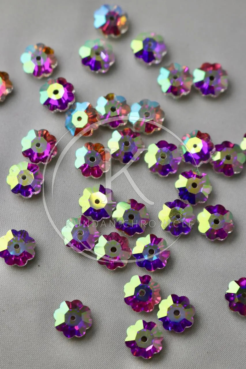 Multi-Swarovski Flower(8mm)-144Pcs