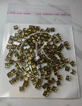Smoke Gold Swarovski Square 6/6 Crystal-144Pcs