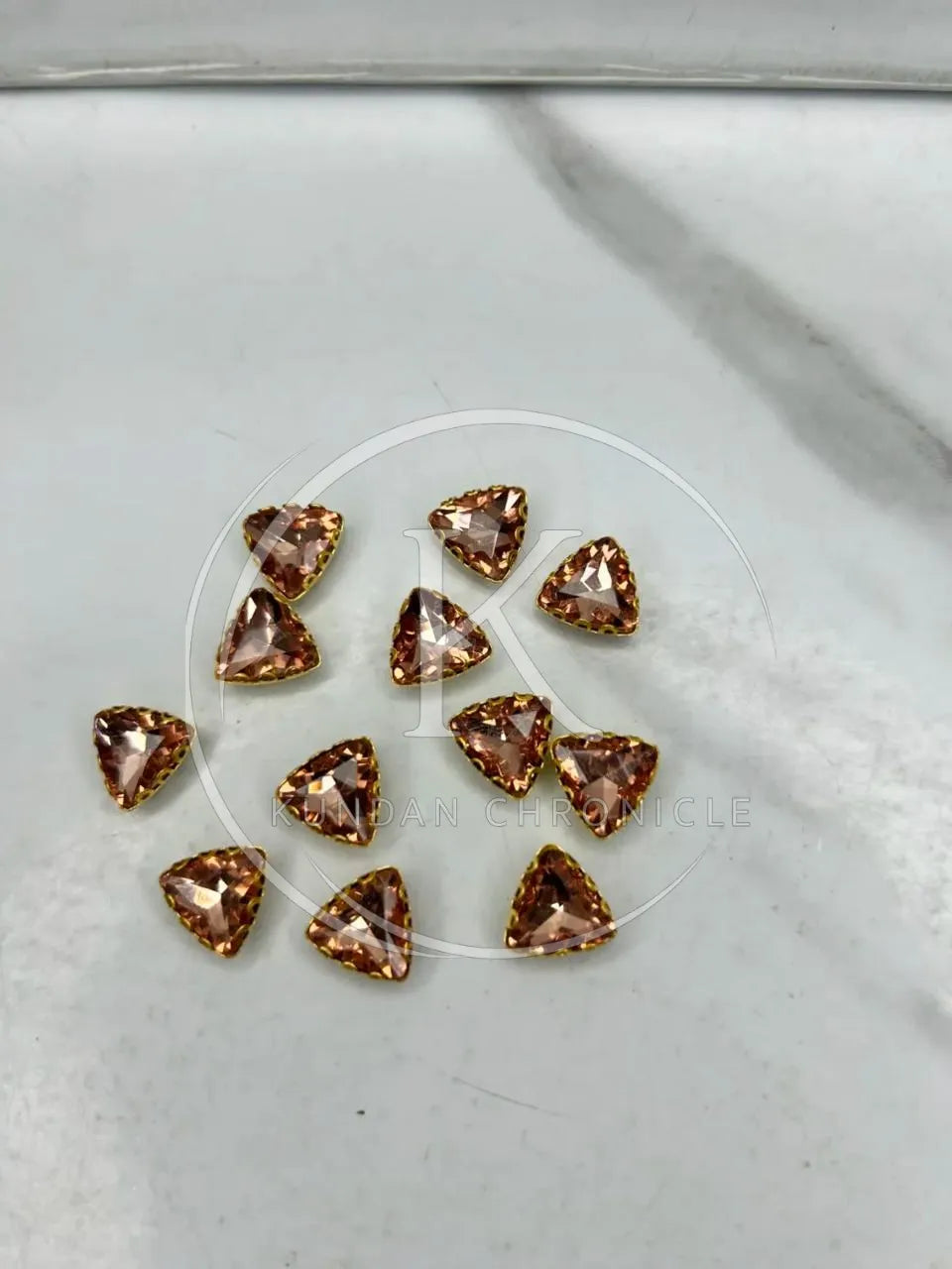 Triangle-Stone Champagne (12pcs)