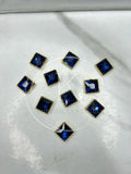 Blue Square-Stone Medium ( 6Pcs )
