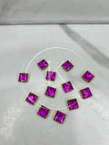 Pink Square-Stone Small (12Pcs)