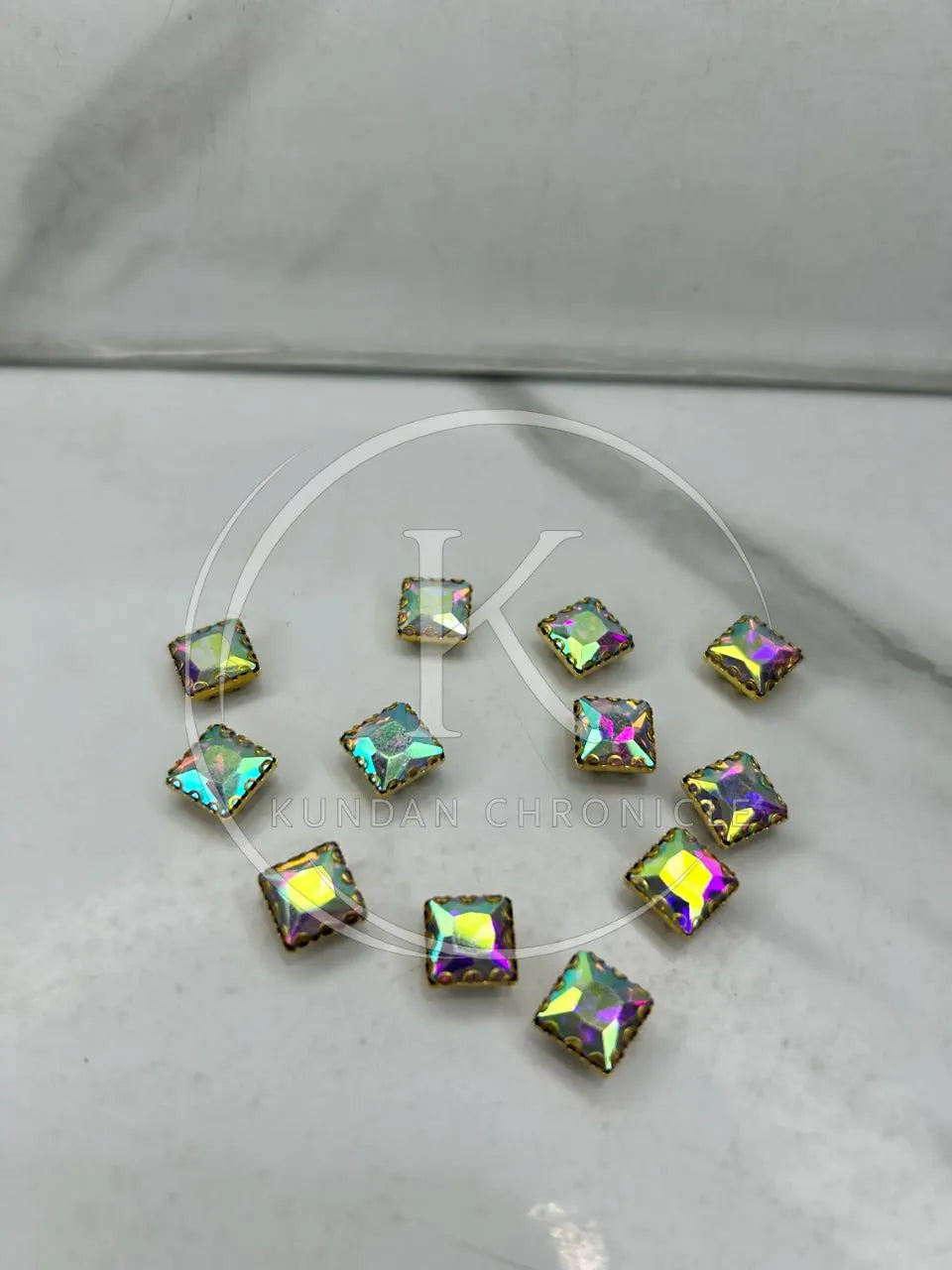 Multi Square-Stone Small (12Pcs)
