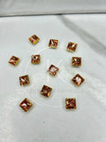Baby Pink Square-Stone Small (12Pcs)