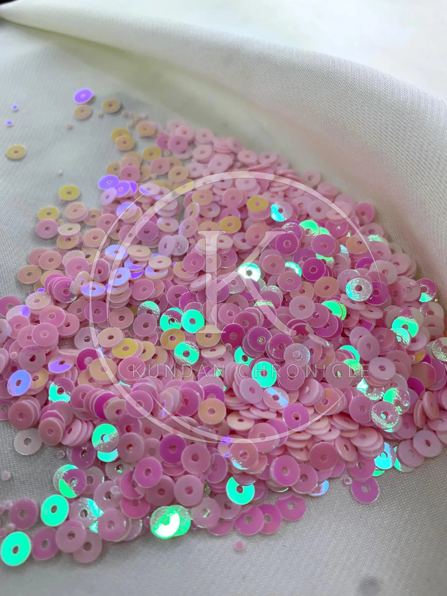 Baby Pink Matte Sequins (Small)-10G