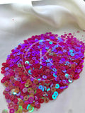 Reddish Pink Matte Sequins (Small)-10G