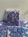 Purple Matte Bowl Sequins (6mm)-10G