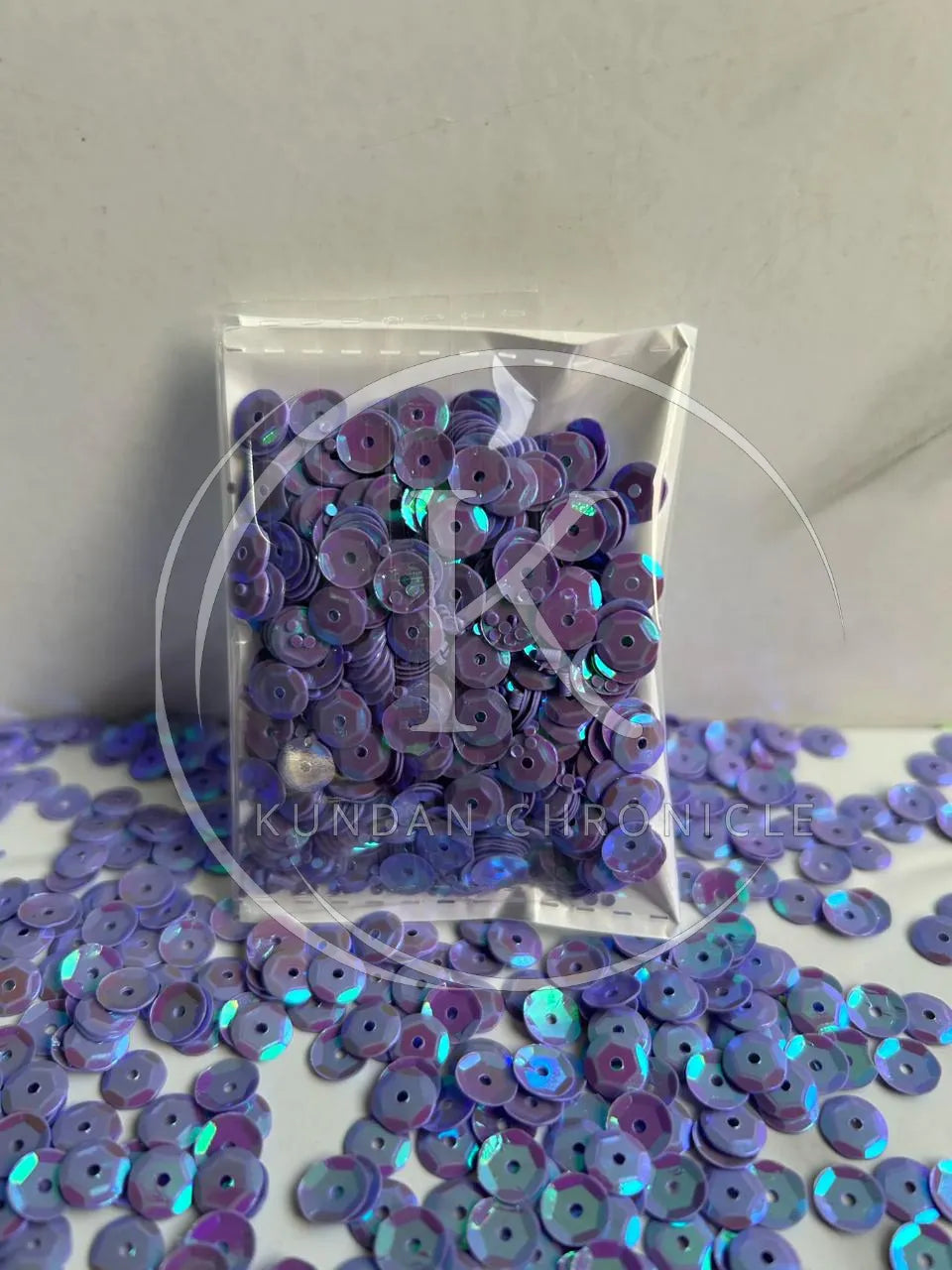 Purple Matte Bowl Sequins (6mm)-10G