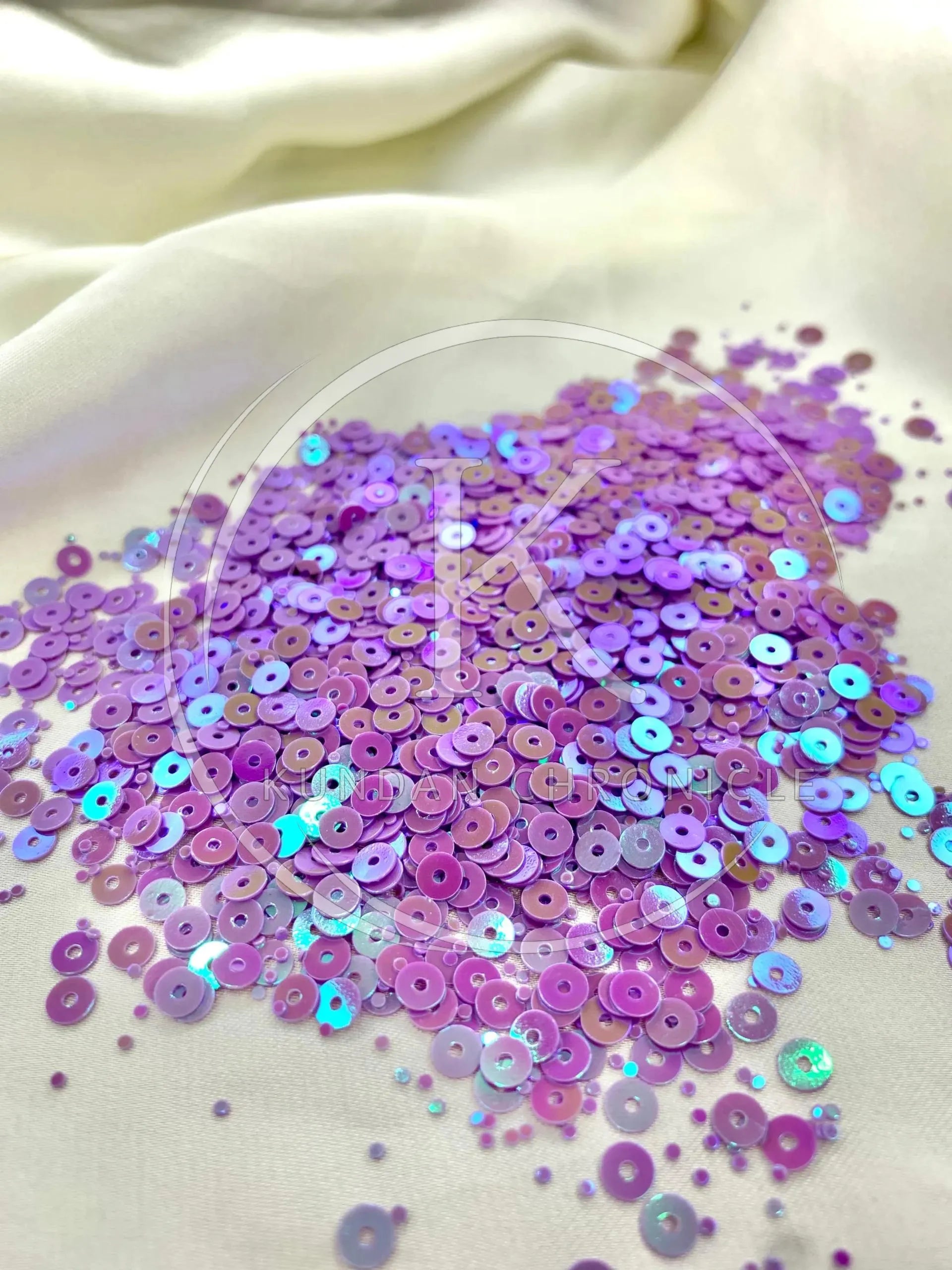 Lavender Matte Sequins (Small)-10G