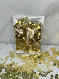 Golden Flat Sequins (Small)-10G