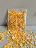 Yellow Matte Bowl Sequins (6mm)-10G