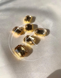 Champagne Rectangular Medium 10/14-6Pcs