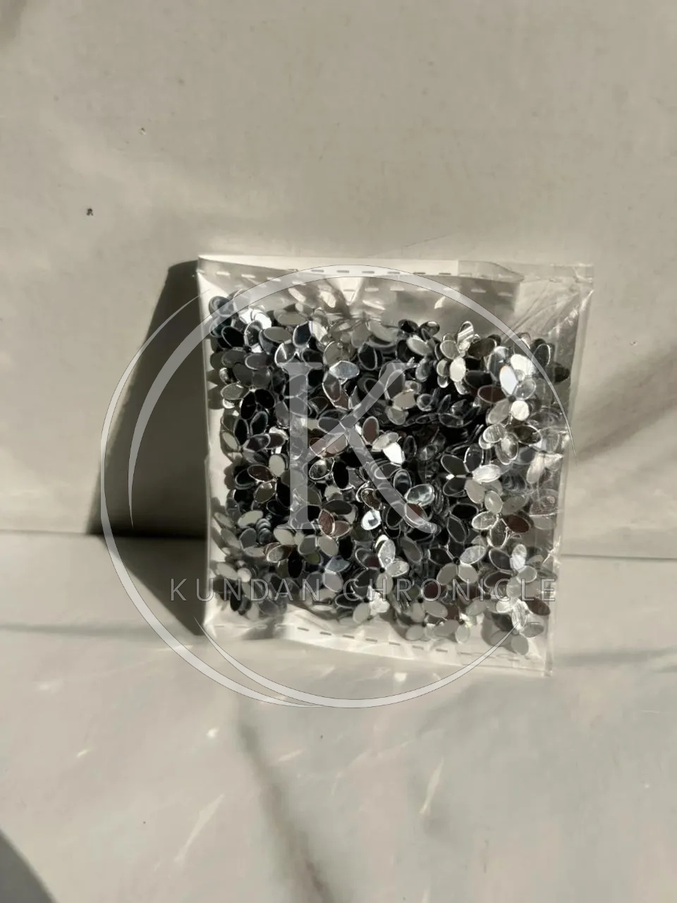 Flower Sequins Silver-10G