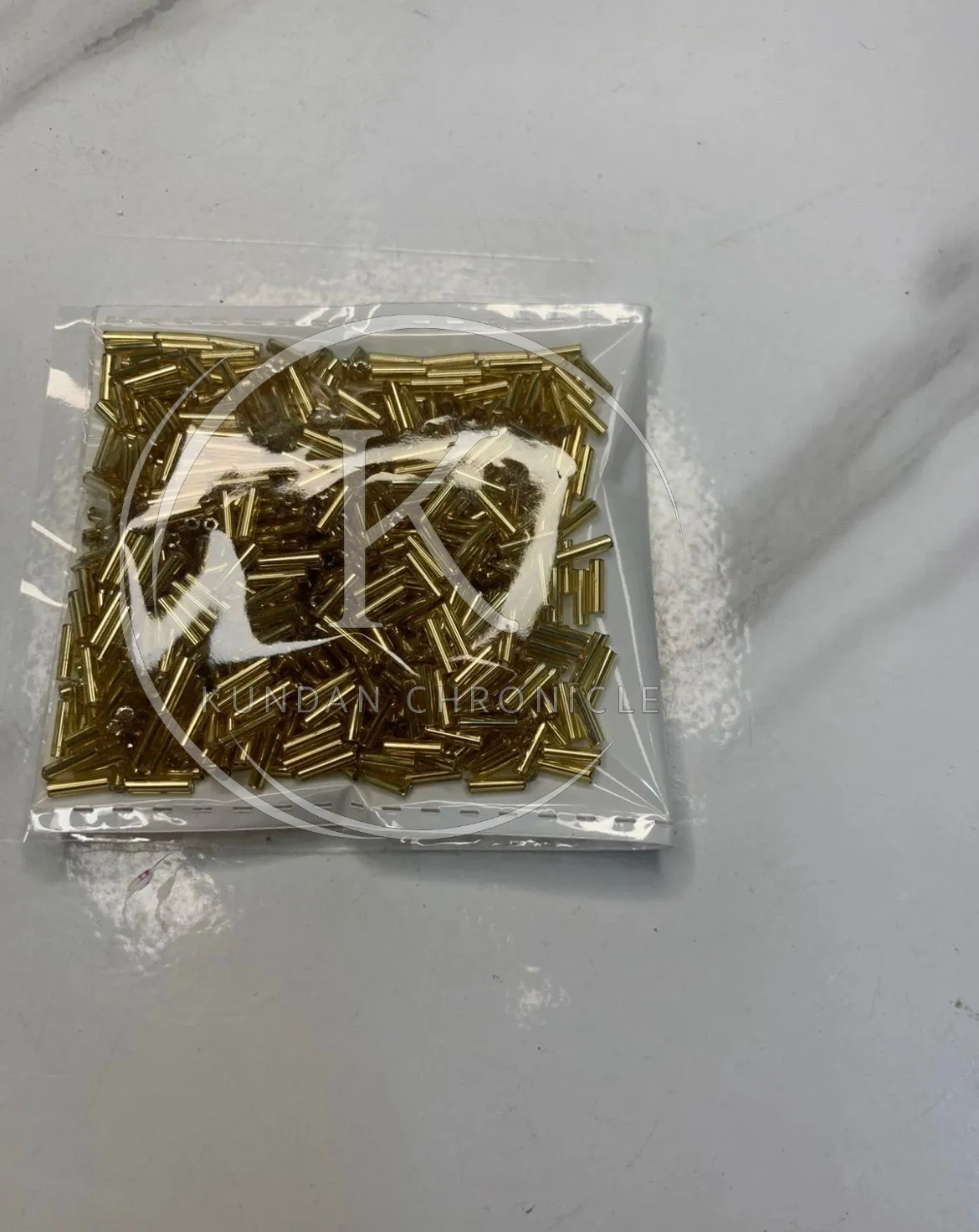 Pipes-Beeds Pack Gold Small-25G