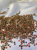 Tiny Red Round Kundan 3mm-10G