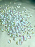 Milky White Small Flower Sequins-10G