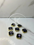 Blue XL-Stone Golden Base (5Pcs)