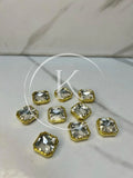Silver XL-Stone Golden Base (5Pcs)