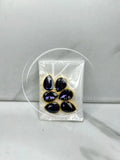 Purple Tear-Drop Stone(6Pcs)