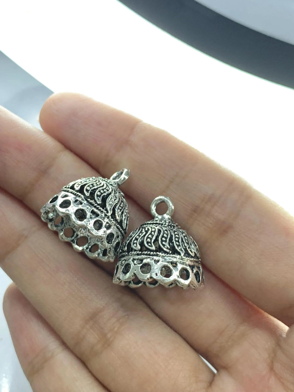 Silver-Chumki Pair (Small)