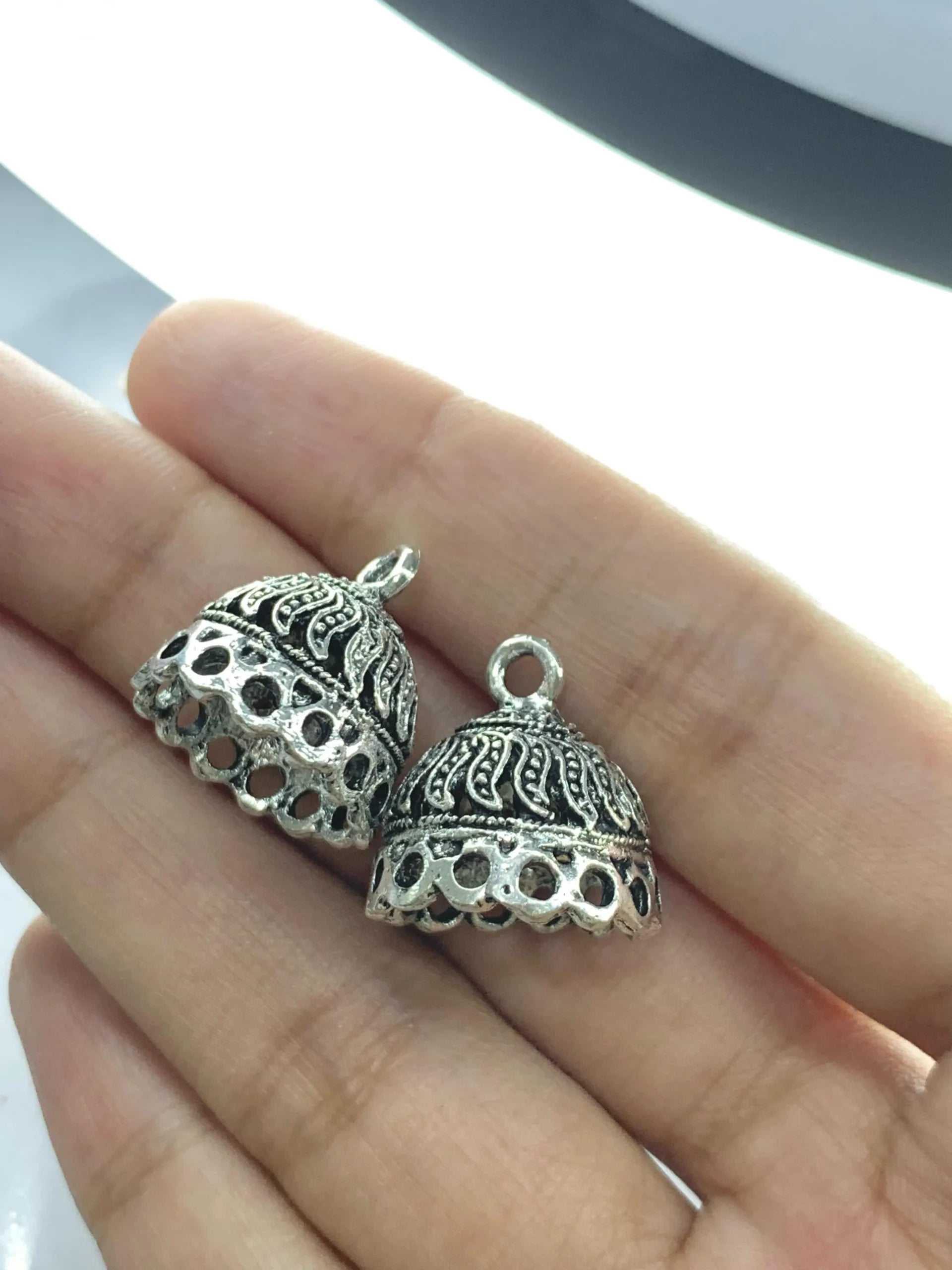 Silver-Chumki Pair (Small)