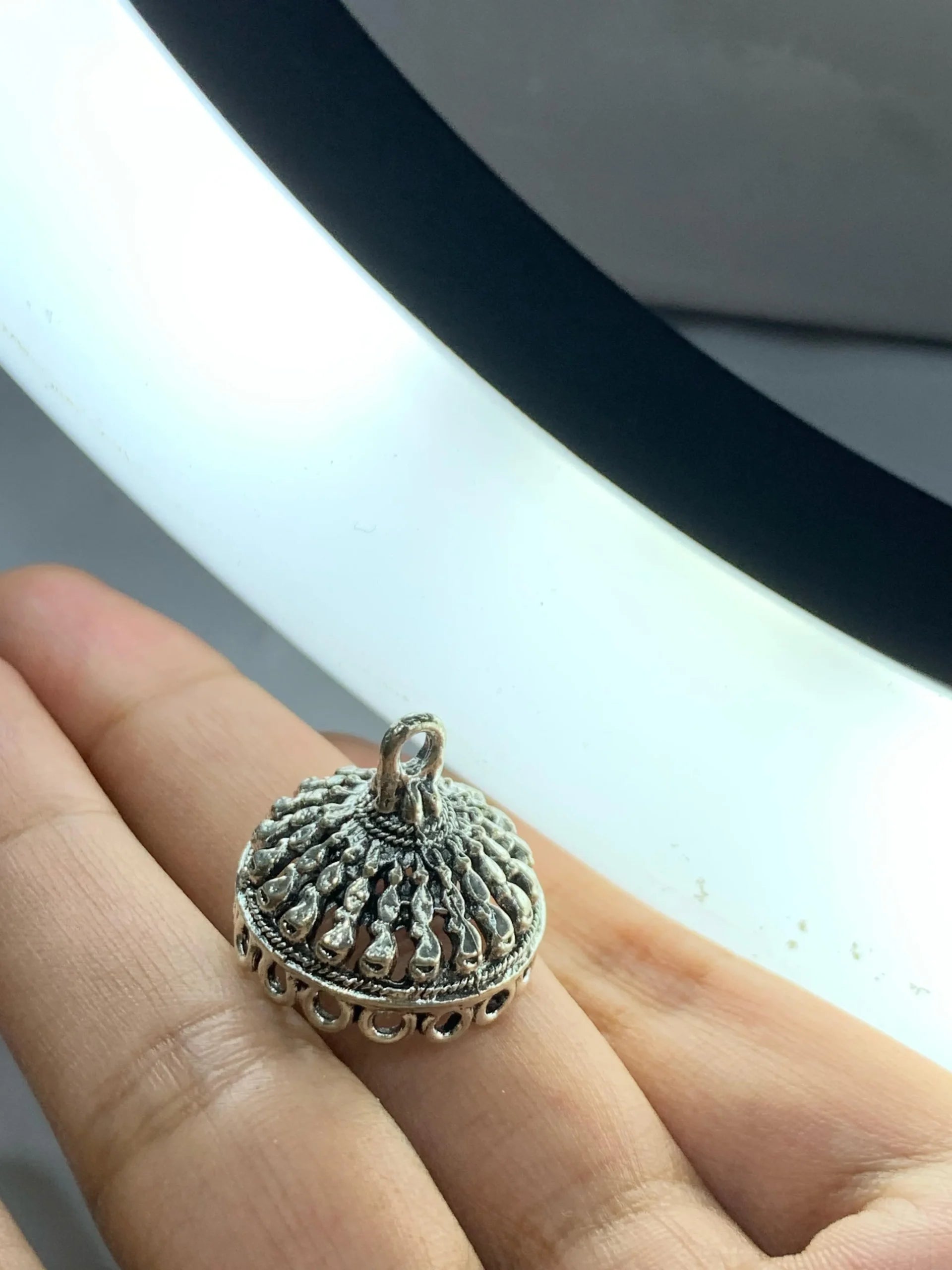 Silver-Chumki Pair (Small)