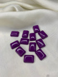 Purple (High Quality Plastic Stone)-12Pcs