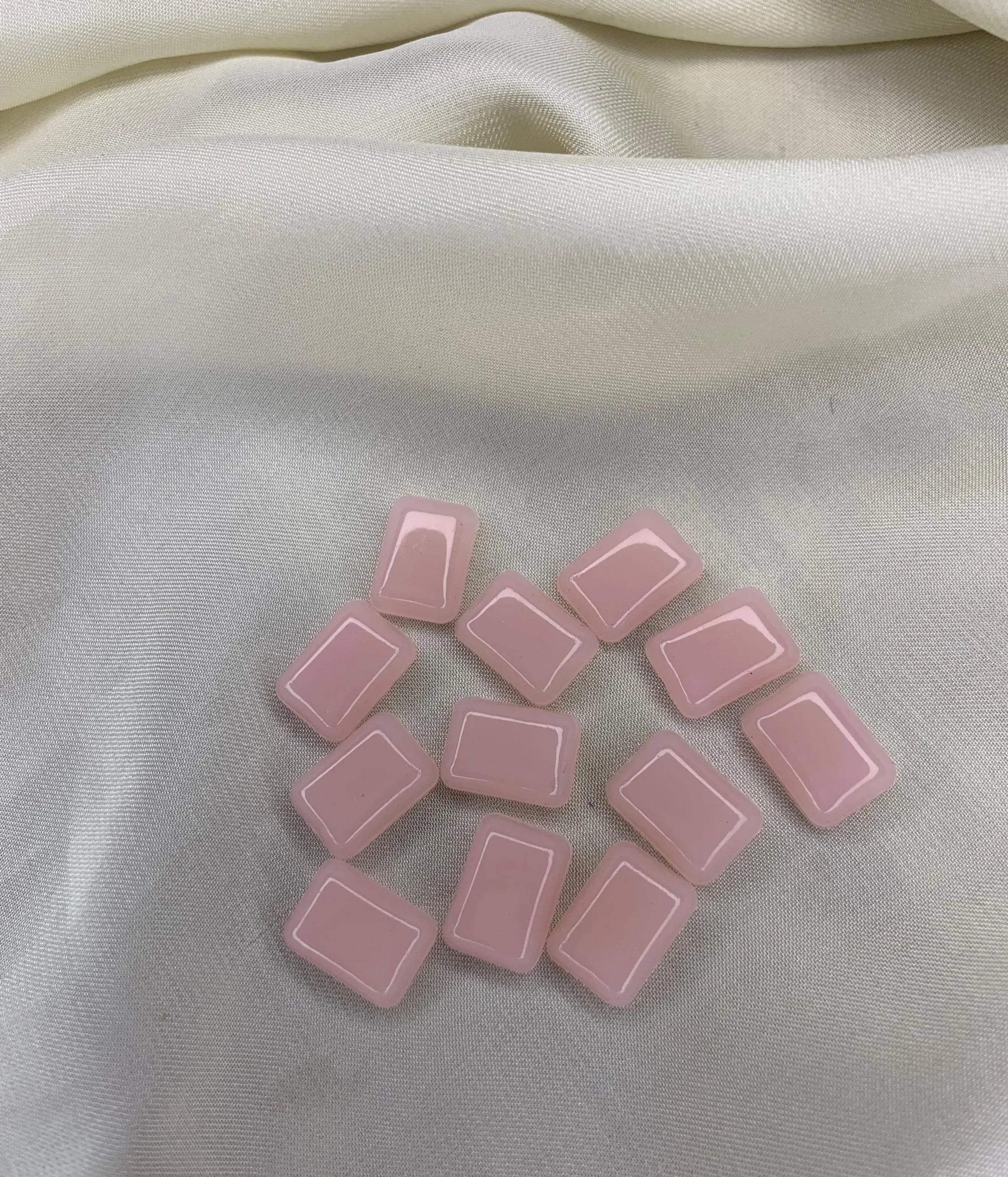 Baby-Pink(High Quality Plastic Stone)-12Pcs