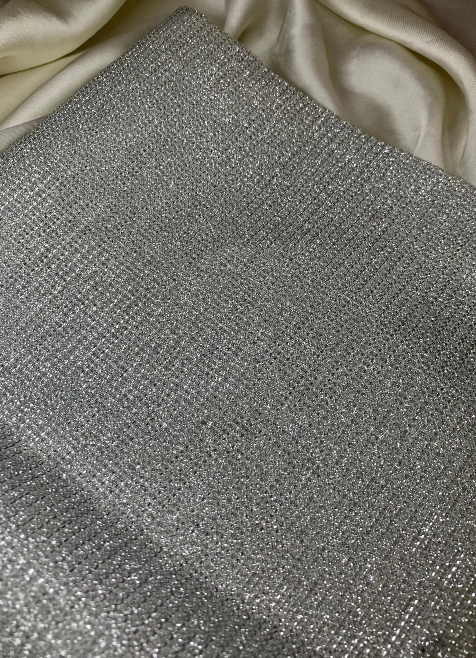 Silver Glitter Sheet -14 x 12Inch