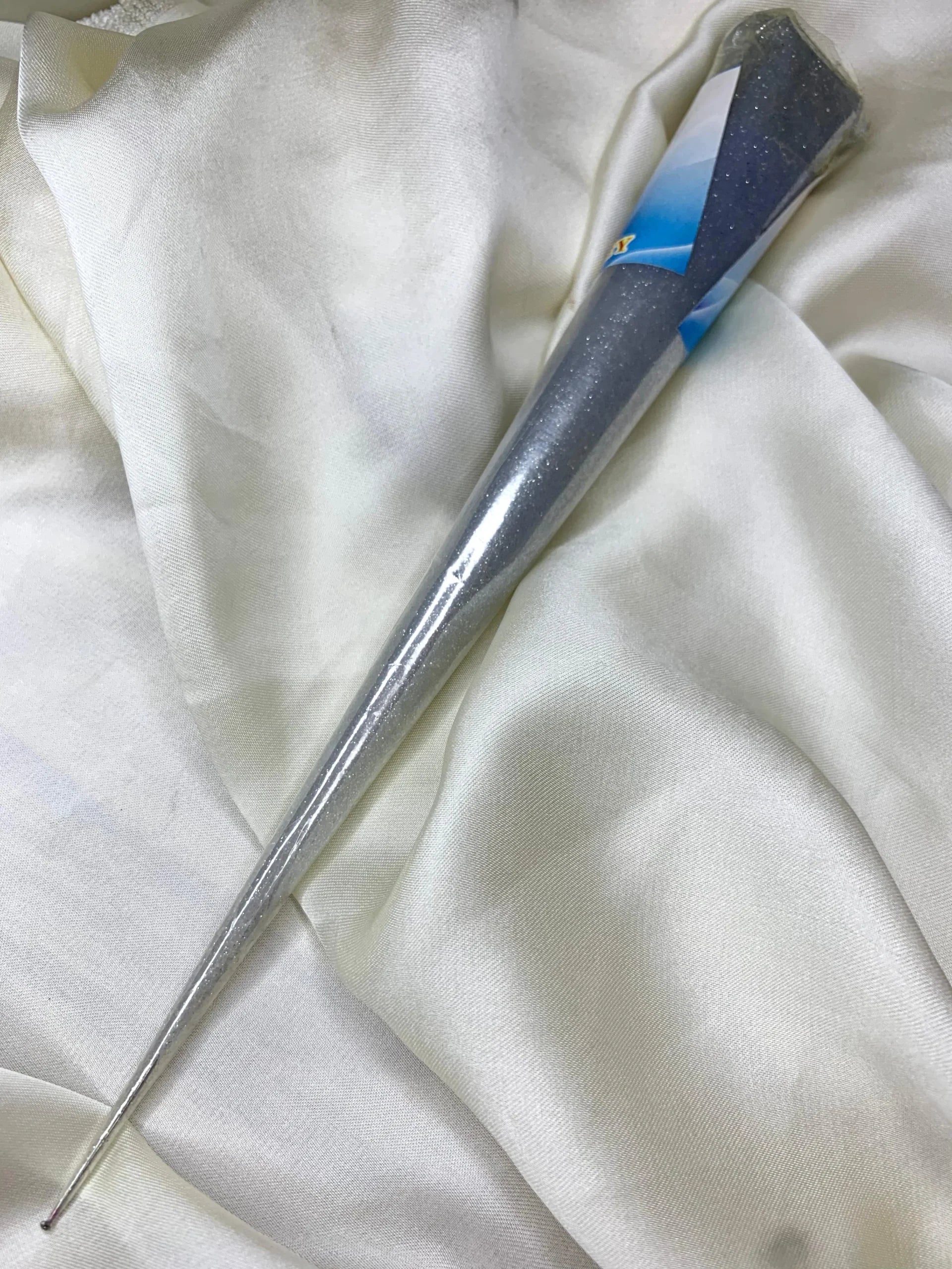Silver- Glitter Gutta Cone