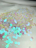 Flat Milky White Sequins (Small) -10G