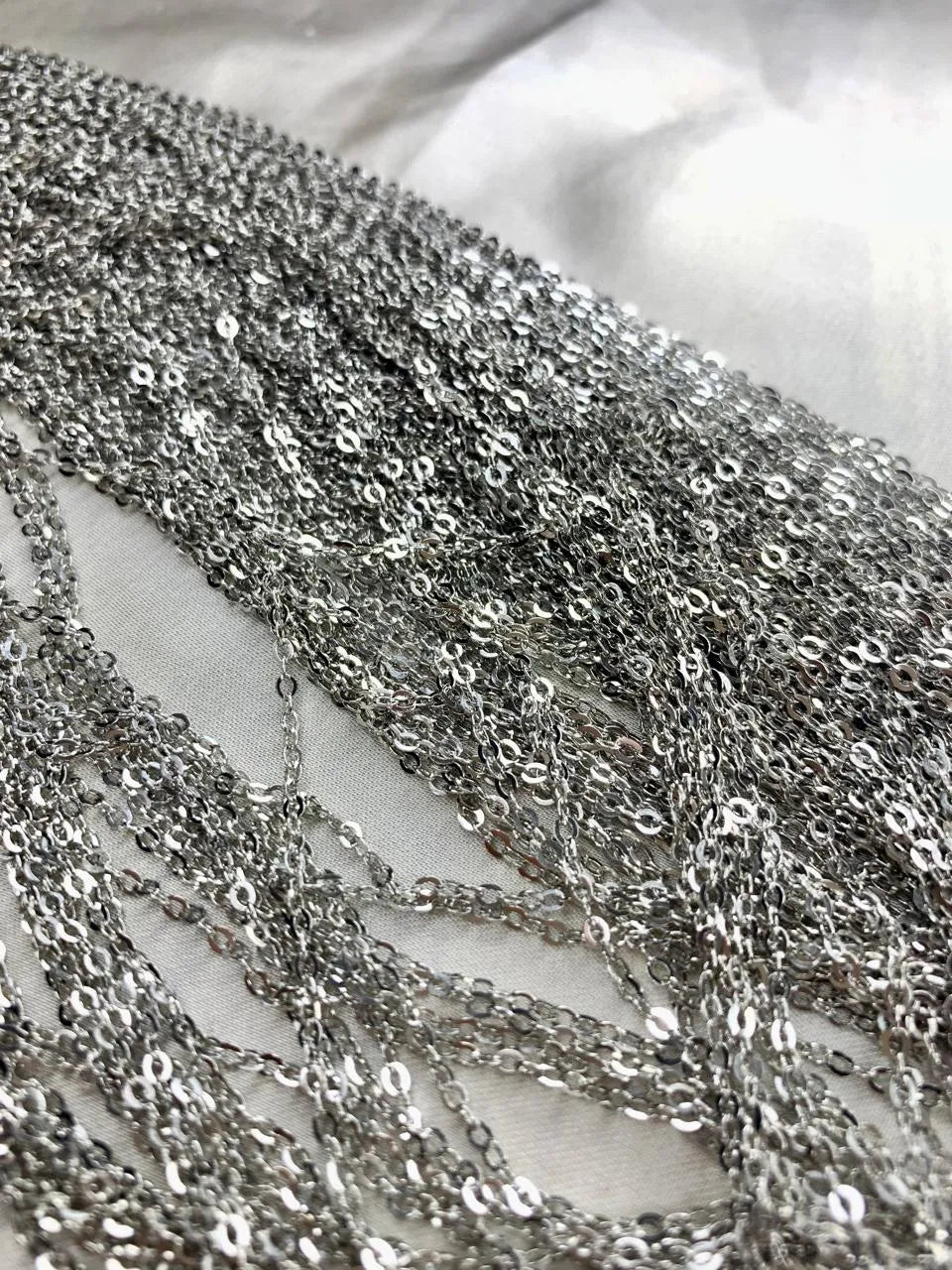 Silver Chain High Quality (For Pendant) -1Yard