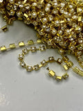 Pearl and Chain Stone- One Yard