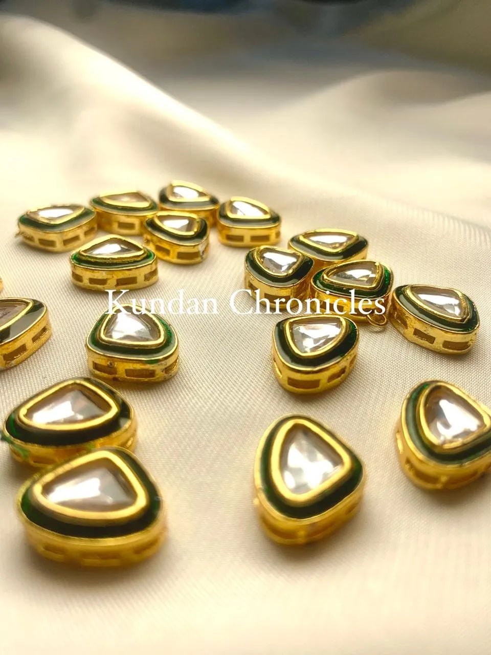 Indian Kundan Triangle -One Piece