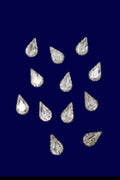 Silver Drop STONE SMALL-12 PCS