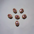 Baby Pink Oval Stone Medium-6 Pcs