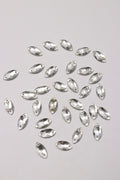 Silver Leaves Swaroski Stone