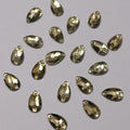 Smoke Gold Drop Swaroski Stone
