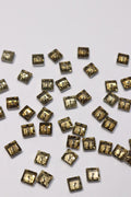 Smoke Gold Square Swarovski Stone-144Pcs