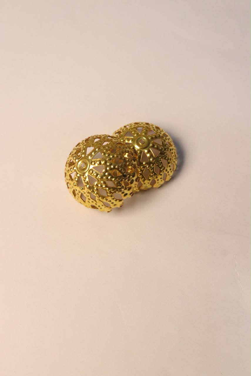 Medium Jhumka Golden-1Pair