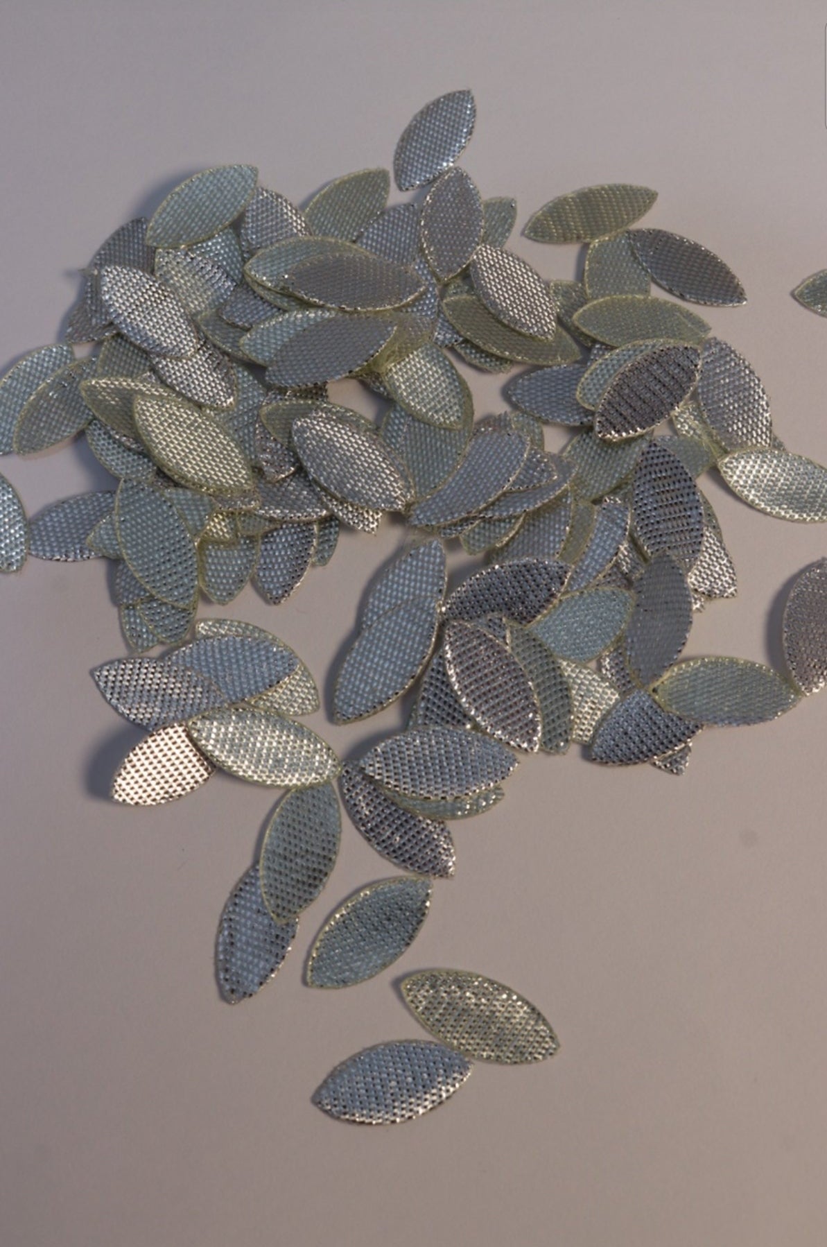 Applique Gotta Silver Leaves -5g
