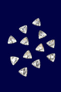 Silver Triangular Stone-12 pcs