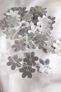 Applique Gotta Silver Flower-5G
